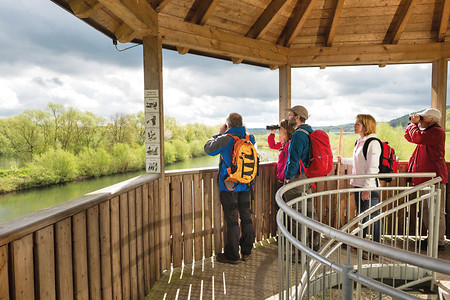 Aussichtsturm in der Mainaue &ndash; (06.02.2018, Haßberge Tourismus im Naturpark Haßberge &copy;&nbsp;Haßberge Tourismus im Naturpark Haßberge)