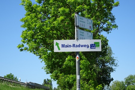 Main-Radweg-Schild &ndash; (05.06.2018, S. Dassler &copy;&nbsp;VGN GmbH)