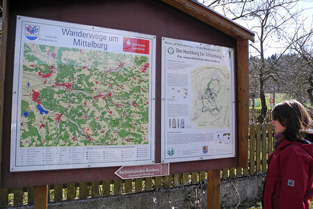 Informationstafel in Mittelburg &ndash; (VGN &copy;&nbsp;VGN GmbH)