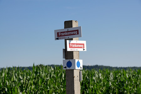 Fünf-Seidla-Steig®: Wegzeichen Frankenweg &ndash; (16.07.2011, VGN &copy;&nbsp;VGN GmbH)