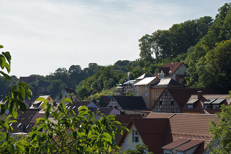 Den Biergarten Bergschlösschen im Blick &ndash; (16.07.2011, VGN &copy;&nbsp;VGN GmbH)