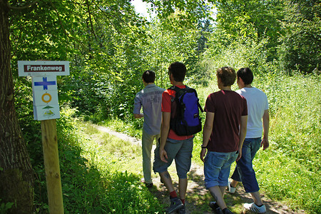 Fünf-Seidla-Steig®: Wegzeichen Frankenweg &ndash; (VGN &copy;&nbsp;VGN GmbH)