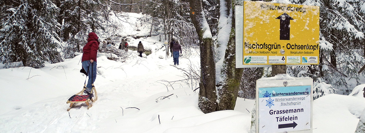 Aufstieg - der gelben Markierung folgen &ndash;  (VGN &copy;&nbsp;VGN GmbH)
