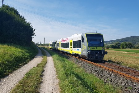 agilis Bahn nach Ebermannstadt &ndash; (14.09.2019, S. Dassler &copy;&nbsp;VGN GmbH)