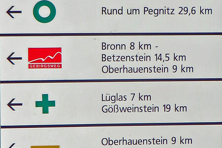 Wandertafel in Pegnitz &ndash; (VGN &copy;&nbsp;VGN GmbH)