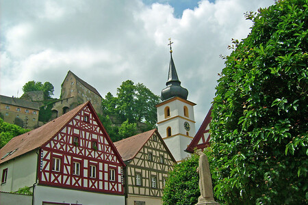 Blick vom Marktplatz auf die Burg &ndash; (VGN &copy;&nbsp;VGN GmbH)