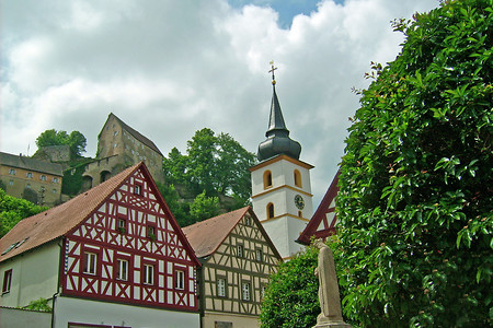Blick vom Marktplatz auf die Burg &ndash; (VGN &copy;&nbsp;VGN GmbH)