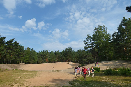 Düne in der Nähe vom Nürnberger Nordostpark &ndash; (10.08.2014, VGN &copy;&nbsp;VGN GmbH)