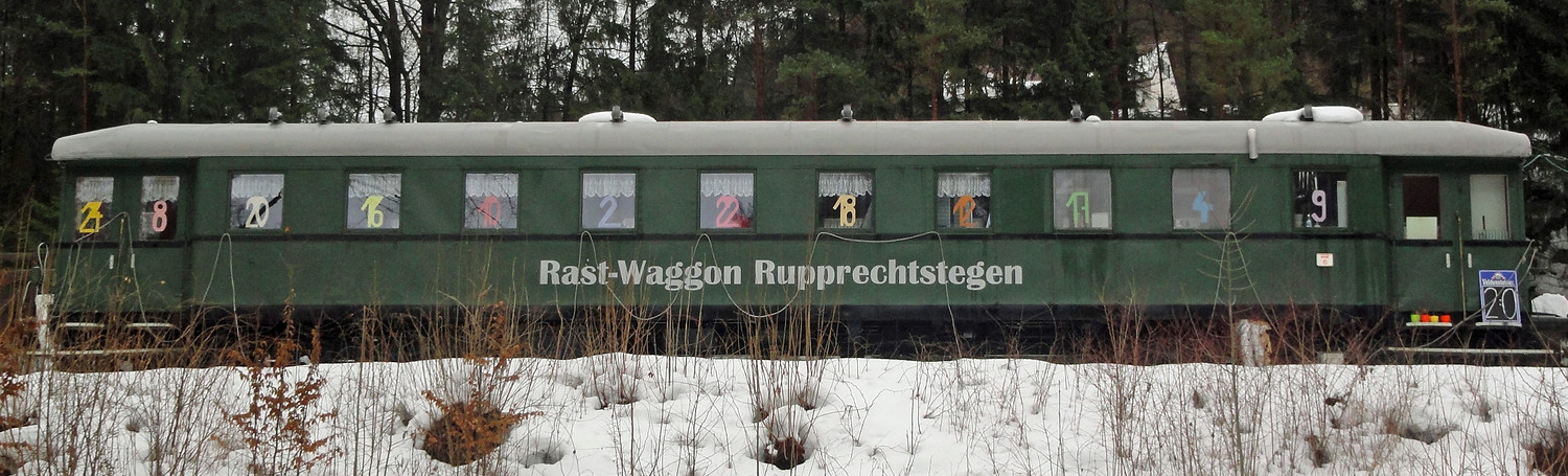 Der Rastwaggon in Rupprechtstegen &ndash;  (07.01.2011, VGN &copy;&nbsp;VGN GmbH)