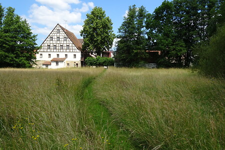 Weg zur Steinbacher Mühle &ndash; (20.06.2018, VGN S.Dassler &copy;&nbsp;VGN GmbH)