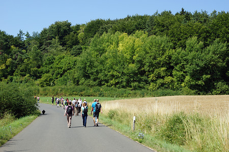 Nur kurze Abschnitte führen über Asphalt &ndash; (24.07.2014, VGN &copy;&nbsp;VGN GmbH)