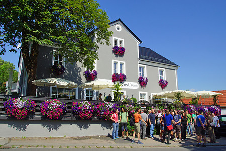 Pizzaria "Zur Post", Neukirchen &ndash; Kurzer Einkehrschwung (24.07.2014, VGN &copy;&nbsp;VGN GmbH)