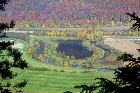 Mäandrierende Altmühl &ndash; (24.10.2013, VGN &copy;&nbsp;VGN GmbH)