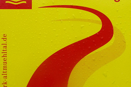 Schild des Altmühltal Panoramaweg - leicht verregnet &ndash; (VGN &copy;&nbsp;VGN GmbH)