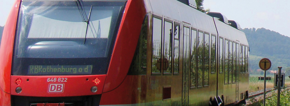 Die Mittelfrankenbahn auf dem Weg nach Rothenburg &ndash;  (VGN &copy;&nbsp;VGN GmbH)