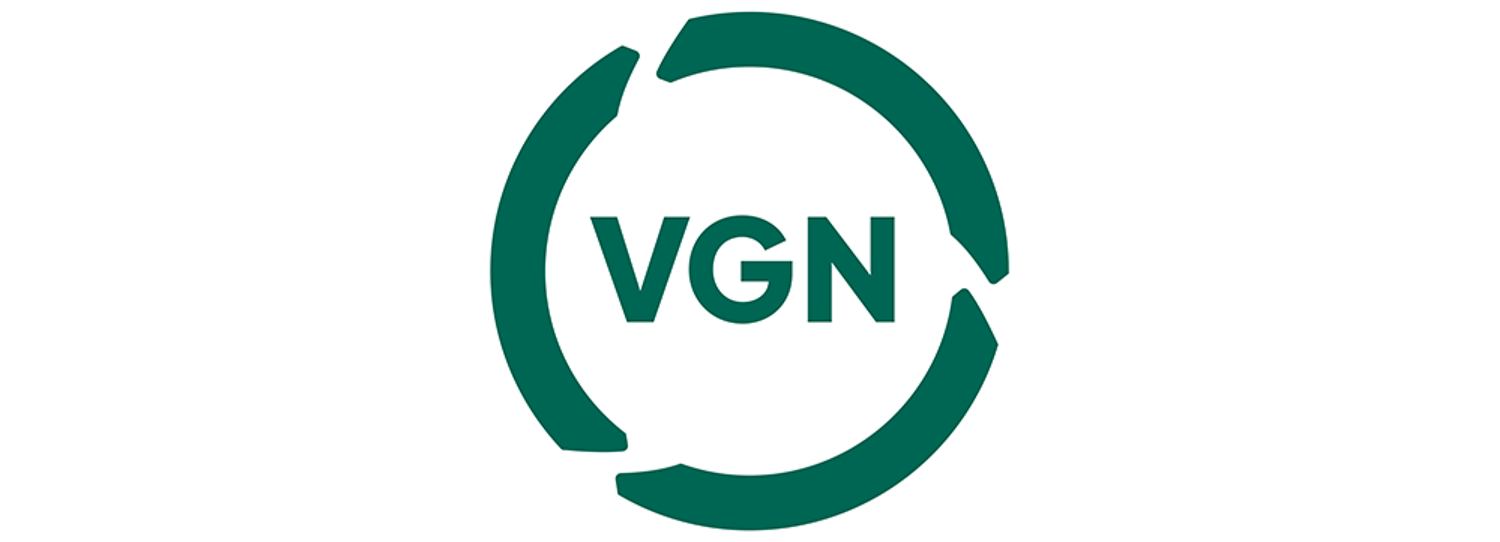 Das Logo des Verkehrsverbund Großraum Nürnberg &ndash; zu finden an Fahrzeugen und Haltestellen im VGN-Gebiet.  (&copy;&nbsp;VGN GmbH)