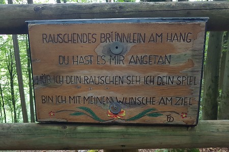 Steinerne Rinne Hinweisschild &ndash; (04.08.2019, S. Dassler &copy;&nbsp;VGN GmbH)