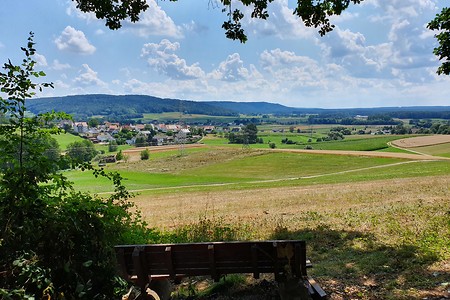 Blick nach Gersdorf &ndash; (04.08.2019, S. Dassler &copy;&nbsp;VGN GmbH)