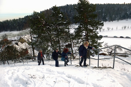 Aufstieg zur Burgruine Lichtenegg &ndash; (VGN &copy;&nbsp;VGN GmbH)