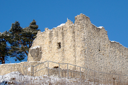 Burgruine Lichtenegg im Winter &ndash; (21.12.2009, VGN &copy;&nbsp;VGN GmbH)