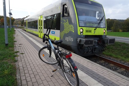 Bahnhof Untersteinach &ndash; (14.10.2018, S. Dassler &copy;&nbsp;VGN GmbH)