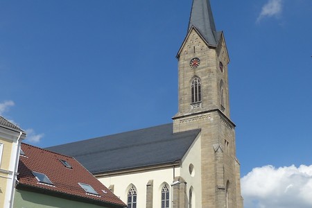 Gefrees Kirchturm &ndash; (14.10.2018, G. Härer &copy;&nbsp;VGN GmbH)