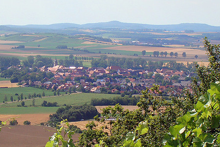 Blick über Markt Ipsheim &ndash; (VGN &copy;&nbsp;VGN GmbH)
