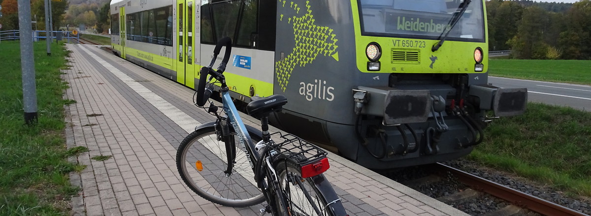 Bahnhof Untersteinach &ndash;  (20.10.2018, S. Dassler &copy;&nbsp;VGN GmbH)