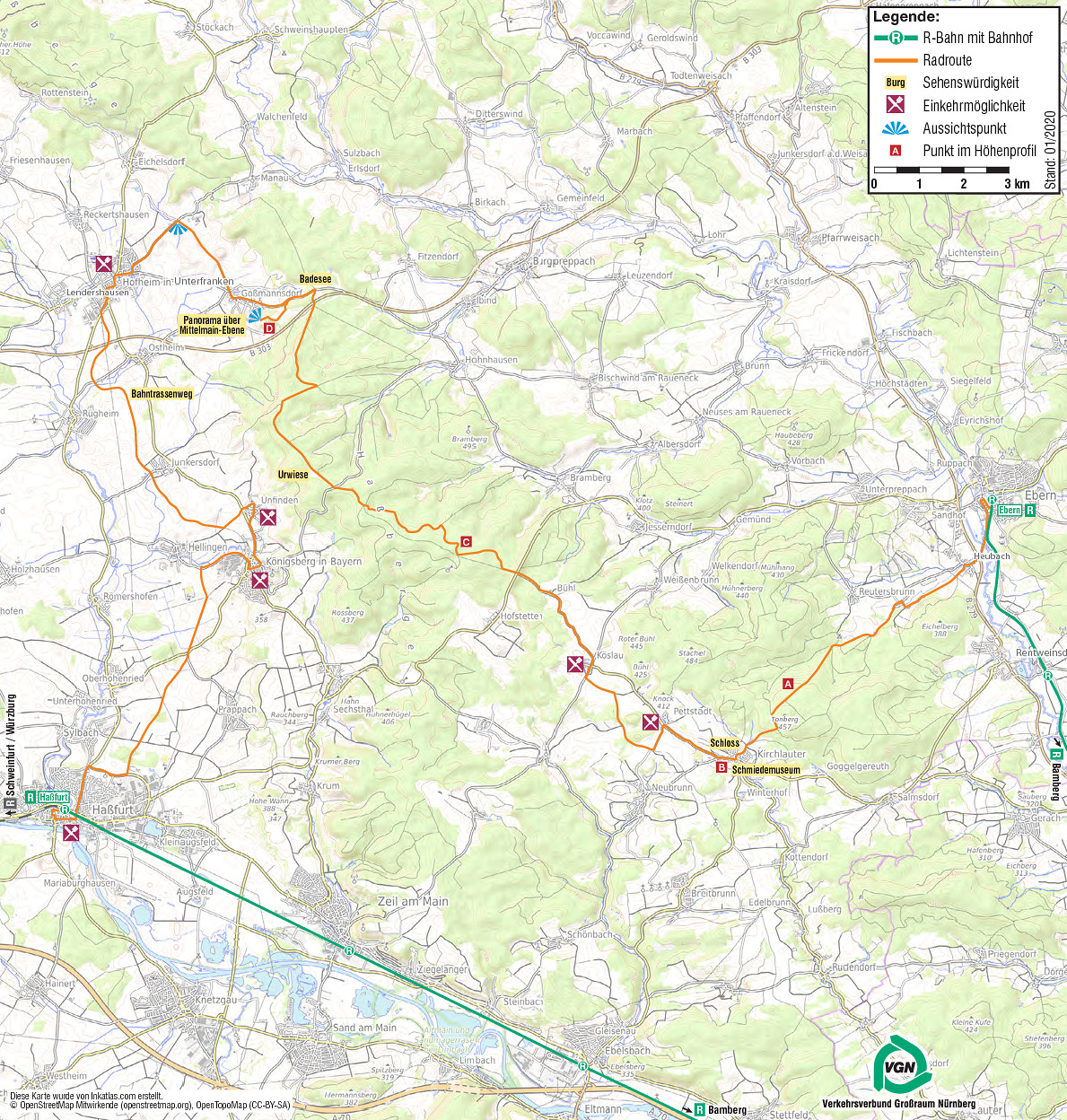 Bier & Wein - Radeln in den Haßbergen | VGN