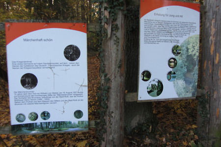 Hinweistafeln zum Waldweg &ndash; (18.05.2016, schreibwerk &copy;&nbsp;schreibwerk)