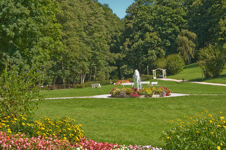 Kurpark in Bad Berneck &ndash; (04.02.2016, VGN &copy;&nbsp;VGN GmbH)