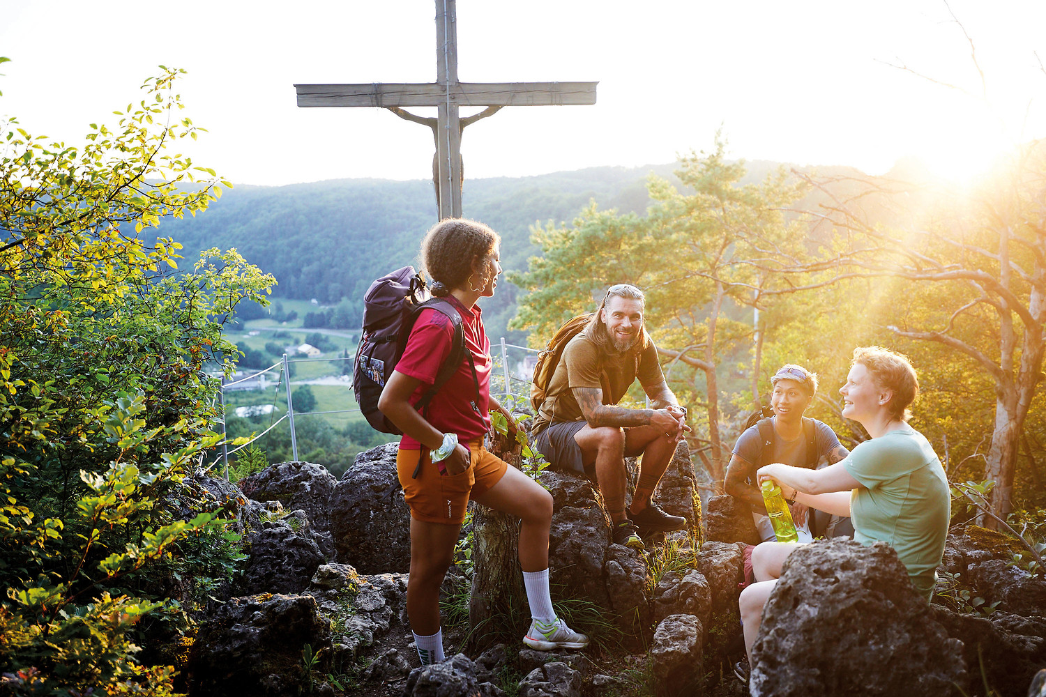 Hoch hinaus am Höhenglücksteig &ndash;  (&copy;&nbsp;VGN / Gaspar-Klein)