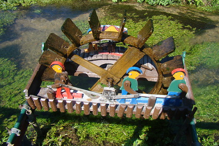 Kleines Mühlenrad im Etzelbach &ndash; (01.07.2015, VGN &copy;&nbsp;VGN GmbH)