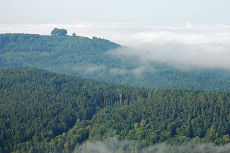 Blick vom Staffelberg zum Ansberg (Veitsberg) &ndash; (06.08.2014, VGN &copy;&nbsp;VGN GmbH)