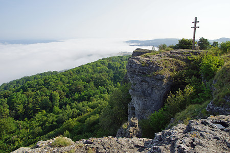 Staffelberg, Blick ins Maintal &ndash; Aussicht vom Staffelberg in Richtung Vierzehnheiligen (06.08.2014, VGN &copy;&nbsp;VGN GmbH)