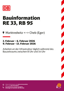 RE 33, RB 95: Abweichende Fahrzeiten, zusätzliche Halte, Zugausfälle & SEV