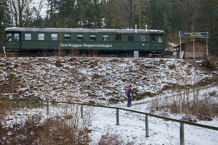 Rastwaggon Rupprechtstegen im Winter &ndash; (VGN &copy;&nbsp;VGN GmbH)