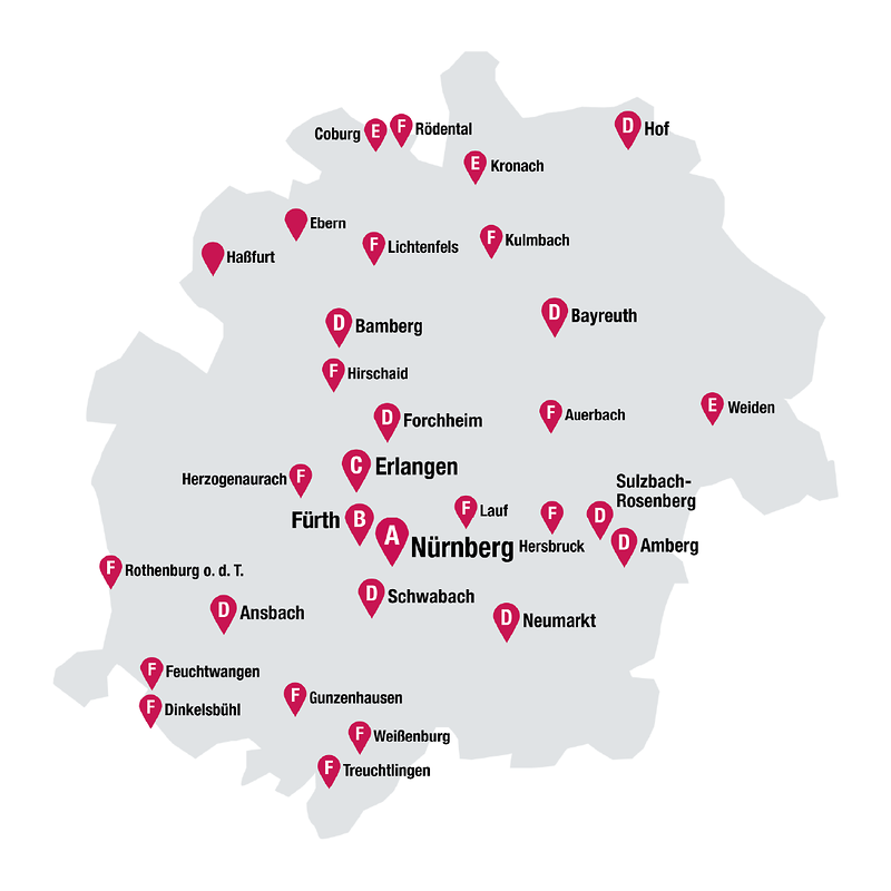 VGN Zonen und Tarife