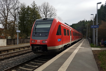 Bahnhof Etzelwang &ndash; (15.04.2018, VGN S.Dassler &copy;&nbsp;VGN GmbH)