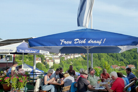 Biergarten Bergschlösschen, Brauerei Friedmann &ndash; (14.07.2013, VGN &copy;&nbsp;VGN GmbH)