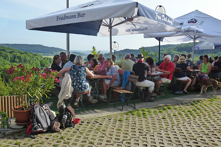 Biergarten Bergschlösschen, Brauerei Friedmann &ndash; (14.07.2013, VGN &copy;&nbsp;VGN GmbH)