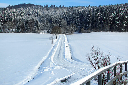 Blick zum Schlossberg (Heinzburg) &ndash; (VGN &copy;&nbsp;VGN GmbH)