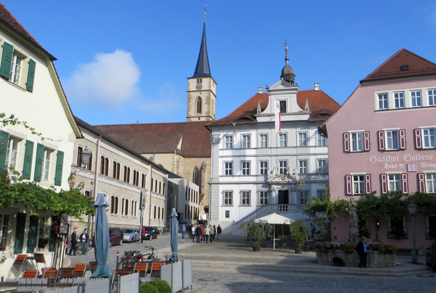 Iphofen Marktplatz &ndash;  (29.09.2015, VGN &copy;&nbsp;VGN GmbH)