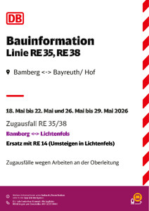 RE 32, RE 35, RE 38: Zugausfälle