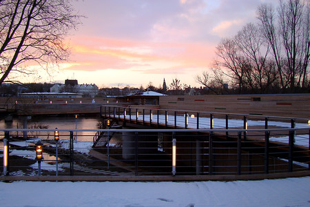 Aqua Sole - Außenbereich im Winter &ndash; (15.02.2009, Stadt Kitzingen &copy;&nbsp;Stadt Kitzingen)