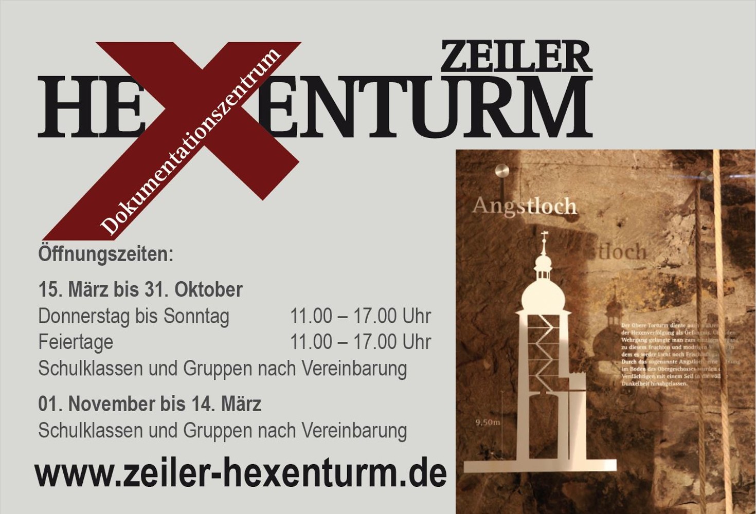 Zeiler Hexenturm Zeiten