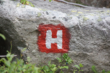 Wegmarkierung &ndash; (Michael Sawluk &copy;&nbsp;VGN GmbH)