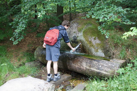 Erfrischung am Hubertusbrunnen &ndash; (Michael Sawluk &copy;&nbsp;VGN GmbH)
