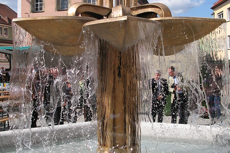Röhrenbrunnen in Auerbach &ndash; (22.12.2015, Horst Müller Auerbach &copy;&nbsp;Horst Müller Auerbach)