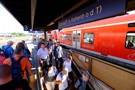 Bahnhof Rothenburg o. d. T. &ndash; (11.08.2019, Michael Kronau &copy;&nbsp;Michael Kronau)